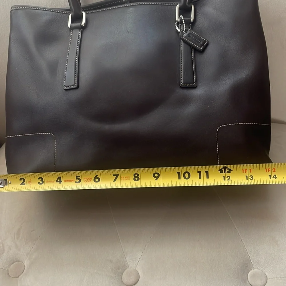 COACH leather RARE vintage Y2K brown Tote bag
